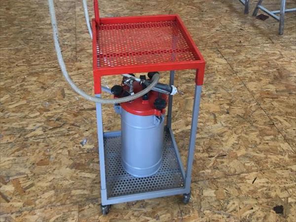 Carrello con incollatrice per falegnameria professionale - Foto 1