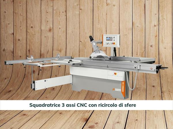 Squadratrice a CN professionale per legno