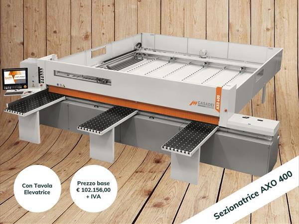 Sezionatrice professionale per falegnameria Casadei AXO 400 T745