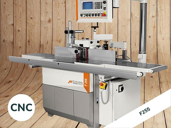 Toupie inclinabile per falegnameria a 2 assi