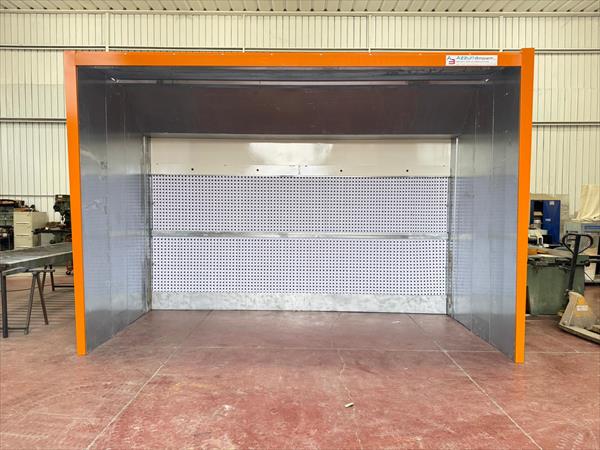 Cabina di verniciatura Azzurra con catenaria - Foto 2