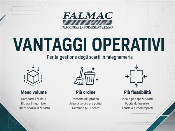 Bricchettatrice NANO 55 per falegnameria - Foto 2