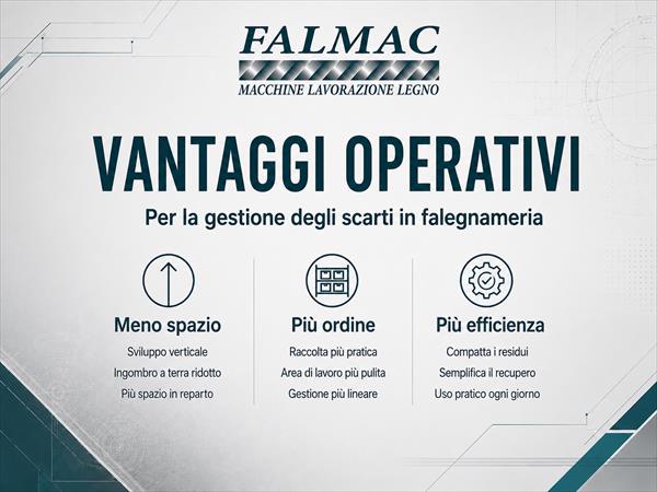 Bricchettatrice per falegnameria verticale E55  - Foto 2