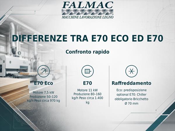 Bricchettatrice verticale per falegnameria E70 - Foto 2