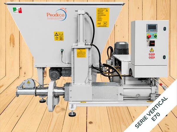 Bricchettatrice verticale per falegnameria E70