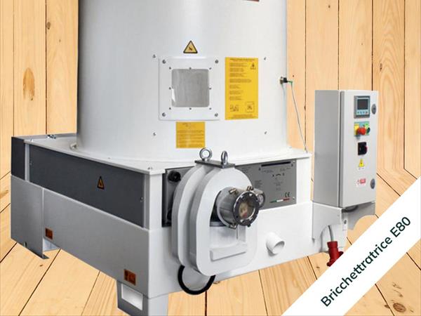 Bricchettatrice professionale per legno E80
