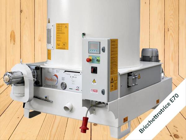 Bricchettatrice professionale per falegnameria E70