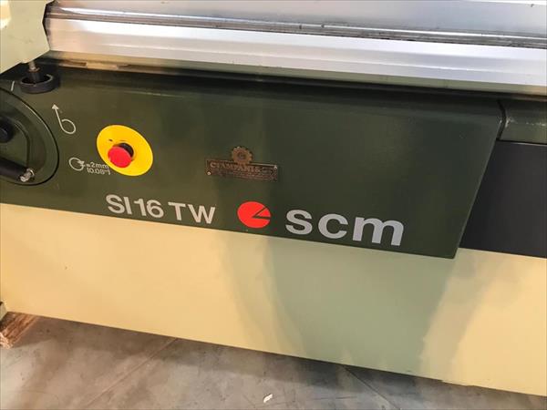 SCM SI16TW stroj na urovnávanie čapov - fotografia 2