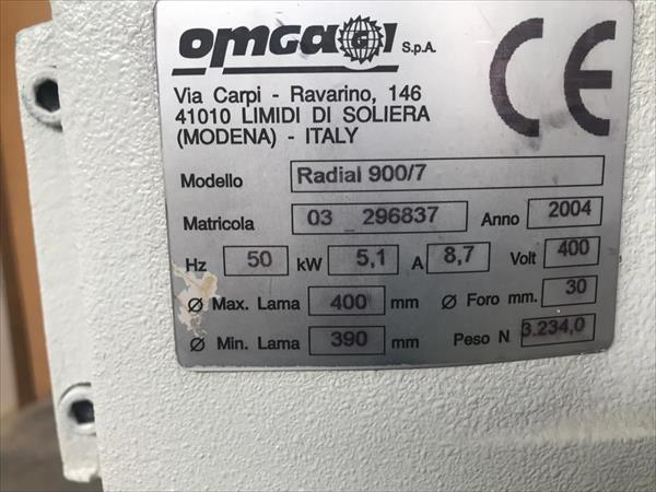 Sega radiale OMGA mod.900/7 - Foto 2