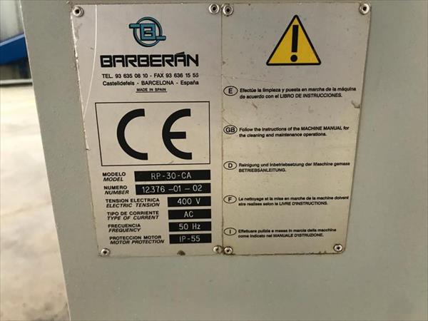 Alettatrice per coprifili Barberan RP-30-CA - Foto 2