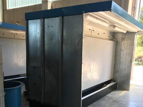 Cabina di verniciatura a velo d acqua marca Azzurra - Foto 2
