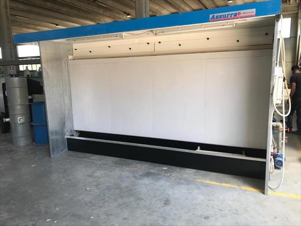 Cabina di verniciatura a velo d acqua marca Azzurra - Foto 2