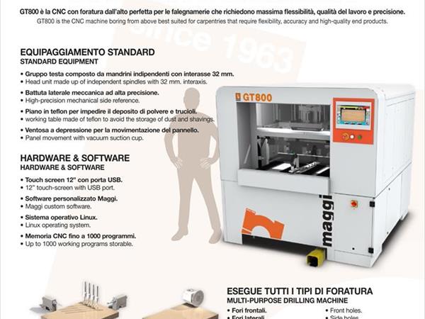 Máquina de perfuração CNC Maggi GT800 - Foto 2